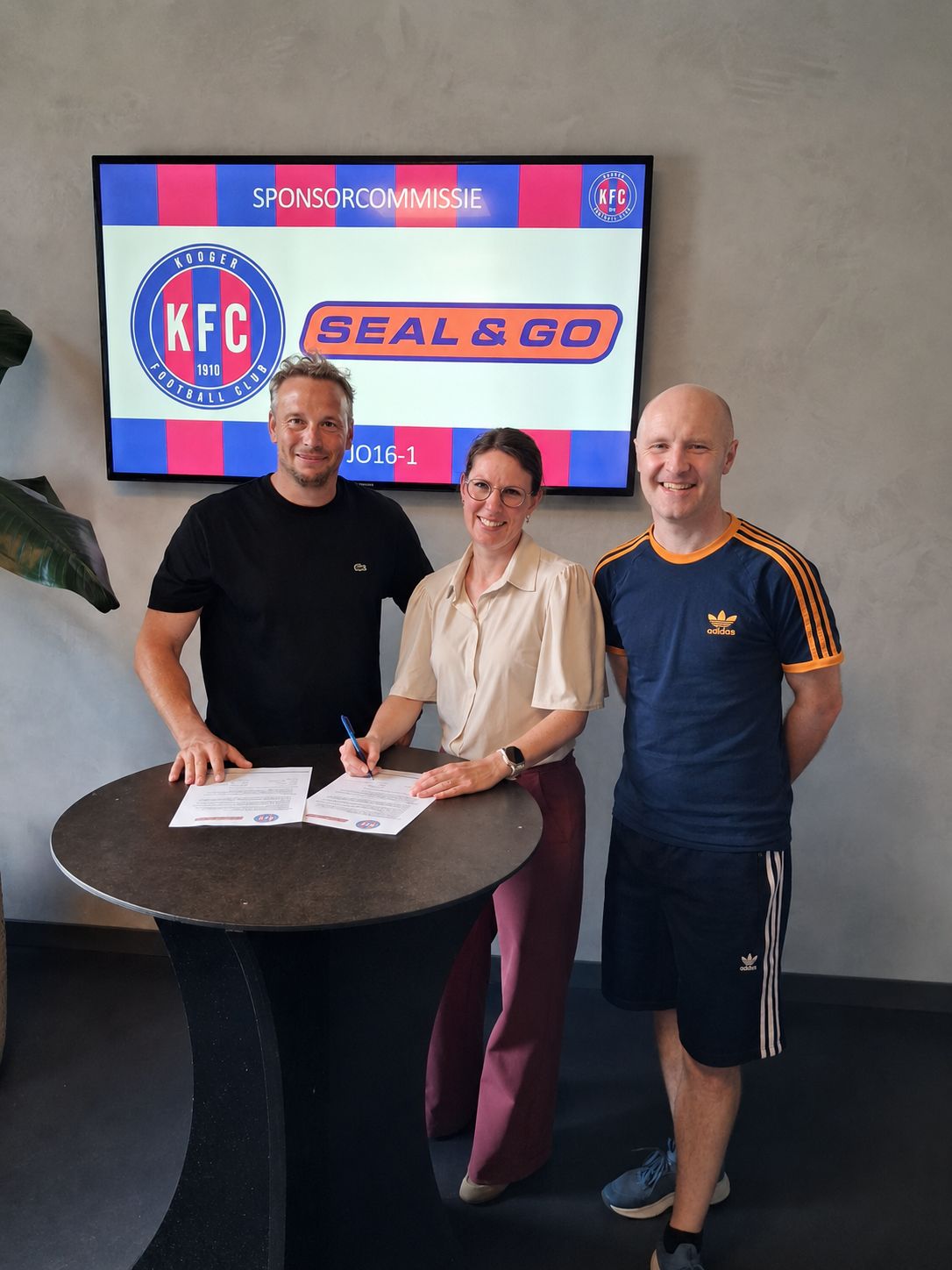 ❤️💙 Seal & Go trotse sponsor van de JO16-1 ❤️💙